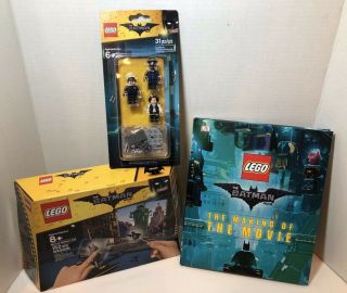 Lego® Batman Movie Bundle - Movie Maker Set,  Minifigures,  Movie Book—all Retired