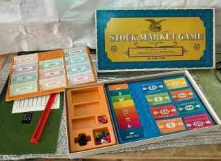 Vintage 1968 Whitman Stock Market Game The Board Game Complete