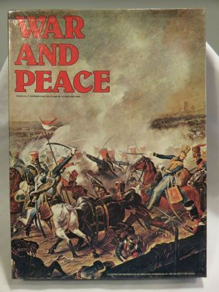 War And Peace By Avalon Hill,  Second Edition Board Game,  1980
