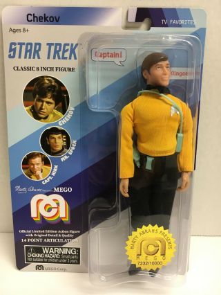 2018 Star Trek Mego Chekov Figure Target Exclusive Retro Limited To 10000
