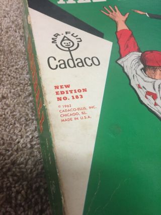 1962 Cadaco ALL STAR BASEBALL BOARD GAME With game disks 3
