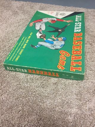 1962 Cadaco ALL STAR BASEBALL BOARD GAME With game disks 5