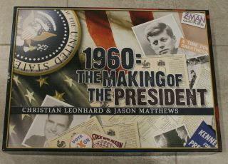 1960 The Making Of The President Game 2007,  Z - Man Games,  Unpunched,  Like