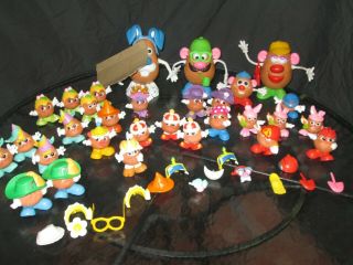 30 Mr.  Potato Heads 1980’s Mcdonald’s Lg.  Med And Small With Accessories