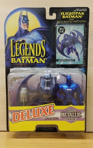 Legends Of Batman Deluxe Flightpak Batman Kenner Action Figure