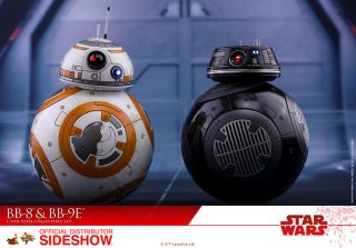 Hot Toys Star Wars The Last Jedi Bb - 8 & Bb - 9e Droid 12 " 1/6 Action Figure Mms442