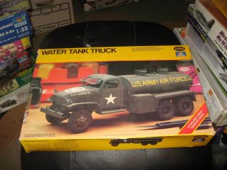 U.  S.  Army Water Tank Truck By Testors In 1/35 Scale From 1981