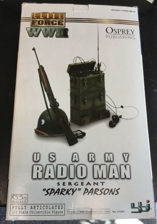 Blue Box Toys Elite Force Wwii Us Army Radio Man Sgt.  Sparky Parsons 12 " Figure