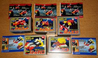 2003 Bandai Gashapon Popy Chogokin Diecast Mini Combattler V Full Set Of 5