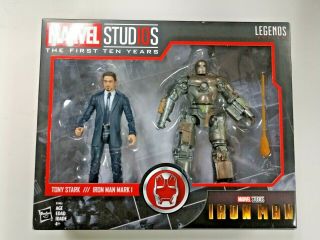 Legend Series Marvel Studios First Ten Years Tony Stark & Iron Man Mark I Nip