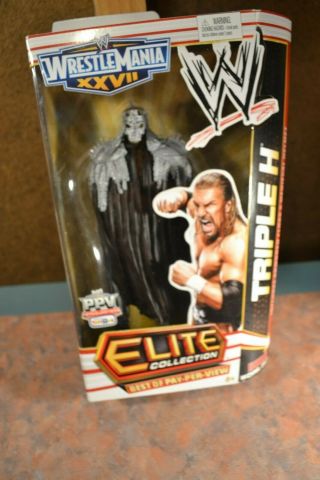 Wwe Elite Best Of Pay Per View Triple H Wrestle Mania,  Toys R Us Mattel 2011