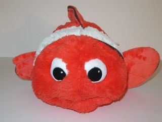 Finding Nemo Disney Pillow Pets Plush Stuffed Animal Clown Fish 19 " Toy Orange
