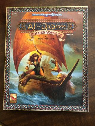 Alq1 Golden Voyages Near (9366 Al - Qadim Ad&d 2nd Ed.  Campaign Box Set Tsr)