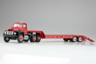 First Gear 1959 Intl Big Red Trucking Rf - 200 Tractor Lowboy 19 - 2103 Nib 1/34