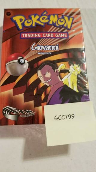 Pokémon Gym Challenger Giovanni Theme Deck Factory