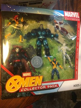 Marvel Universe 3.  75” X - Men Collector Pack 6 Figure Set