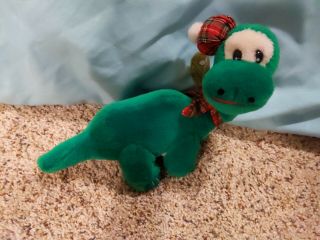 Nessie Loch Ness Monster Plush Toy Scottish Hat Euc Small