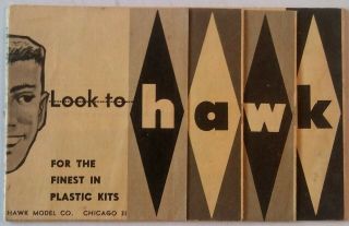 Look To Hawk For The Finest In Plastic Kits 1960s Hawk Model Co Aircraft Chicago