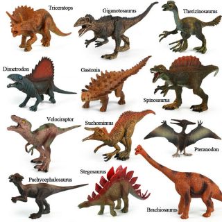 12 Pack Educational Dinosaur Toy Box T - Rex Birthday Present Party Favor Gift