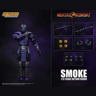 Storm Collectibles Mortal Kombat Smoke (cyborg Form) Nycc 2019 Exclusive