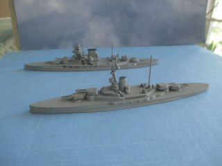 Ships Lead Model 1/1200 – 1/1250 Two British Battleships