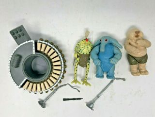 Vintage Star Wars Return Of The Jedi Sy Snootles & The Max Rebo Band Complete