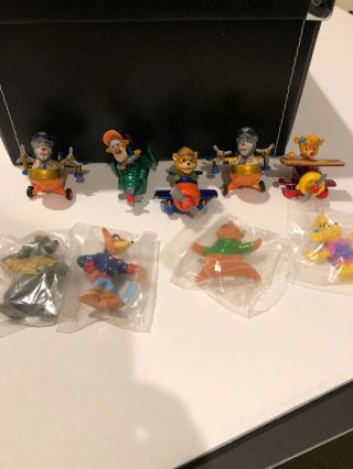 Mcdonalds Happy Meal Disney Talespin Set 1989 Wildcats Flying Machine Airplane,