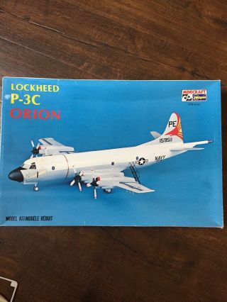 Minicraft Hasegawa Lockheed P - 3c Orion 1/72 Scale Plastic Model Kit.  Open