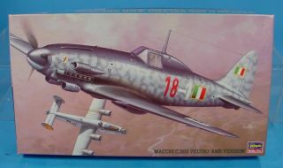 1/48 Scale Hasegawa Jt118 Macchi C.  205 Veltro " Anr Version " Model Airplane Kit