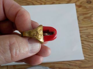 Vintage Rocket To The Moon Ring 1951 8