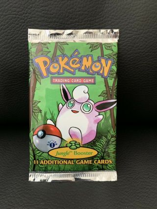 Factory Pokemon 1st Edition Jungle Booster Pack - Wigglytuff
