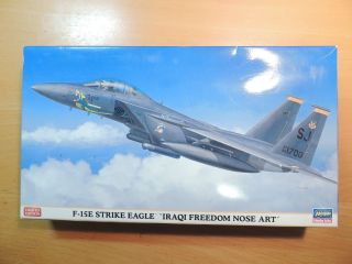 Hasegawa 1/72 F - 15e Strike Eagle `iraqi Freedom Nose Art 