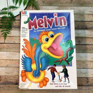 Melvin Milton Bradley Game Motorized Looney Gooney Bird Rare Vintage 1989