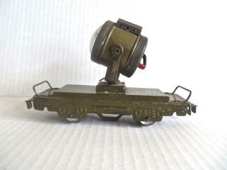 Ho Marx Army Train Search Light Car