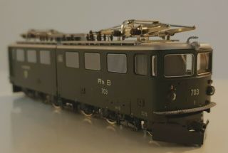 BEMO 1254 (113) - RhB - Ge 6/6 II Locomotive - 703 - (HOm) 4