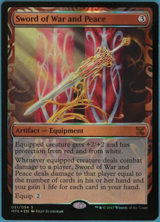 Sword Of War And Peace Foil Masterpiece Series: Kaladesh Inventions Nm - M (36134)