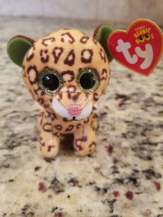 Mcdonalds Ty Teenie Beanie Boos Leopard Freckles Cat Doll Happy Meal Toy 14
