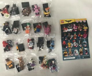 The Lego Batman Movie Minifigures Series 1 Complete Set