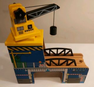 Imaginarium Magnetic Crane For Wooden Train Set Fits Thomas And Brio Tracks