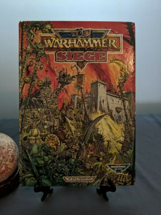 Warhammer Siege Games Workshop Rare Hardback Hc Rick Priestley 40k