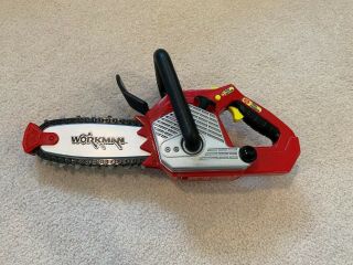 Workman Toy Kids Battery Operated Chain Saw Chainsaw Chain Moves,  Makes Noise