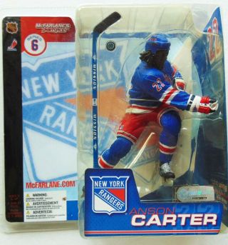 Anson Carter - Mcfarlane Nhl Hockey - Series 6 - York Rangers -