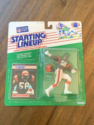 1989 Joe Kelly Cincinnati Bengals Nfl Starting Lineup Football Figure Slu