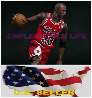 Custom 1/6 Michael Jordan Red Chicago Bulls Jersey 23 For Enterbay Body ❶usa❶