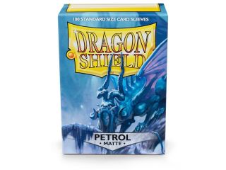 Petrol Matte Case Display Dragon Shield Standard Size Sleeves - 10 Packs