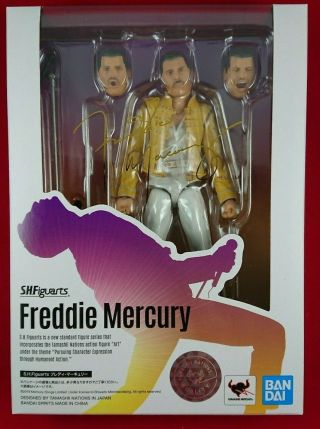 Bandai S.  H.  Figuarts Freddie Mercury Size 5.  5in From Japan F/s