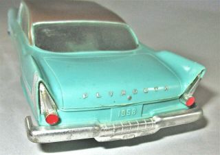 1958 Plymouth Belvedere Hard Top Dealer Promo,  Turquois w Brown Top 4
