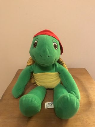 Kidpower Nelvana 14 " Plush Talking Franklin The Turtle Stuffed Toy Vintage