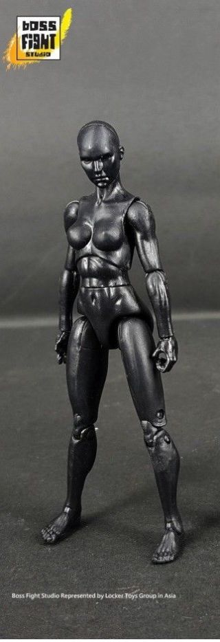 1/18 Figure - Boss Fight Studio Hacks Blank Body - Black Female (bfs Fff - 0)