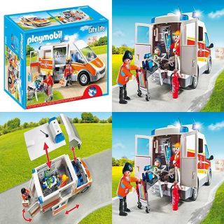 Playmobil Ambulance W Lights & Sound Sss Toys Games